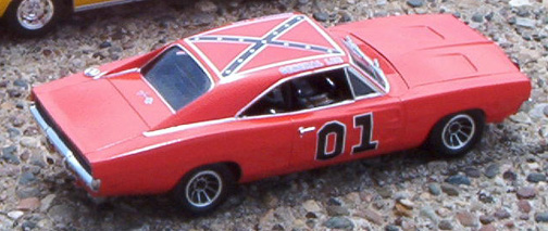 1969 Dodge Charger General Lee 1/25 chrome torq thrust vector rim goodyear tires 